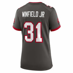 Antoine Winfield Jr. Tampa Bay Buccaneers Women's Game Jersey Pewter | Nike for Sale