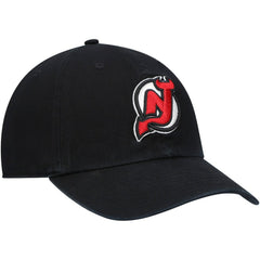 New Jersey Devils '47 Primary Logo Clean Up Adjustable Hat - Black - NHL