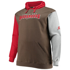 Tampa Bay Buccaneers Big & Tall Pullover Hoodie Red/Black | NFL