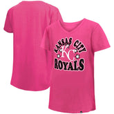 Kansas City Royals New Era Girls Youth Jersey Stars V-Neck T-Shirt - MLB