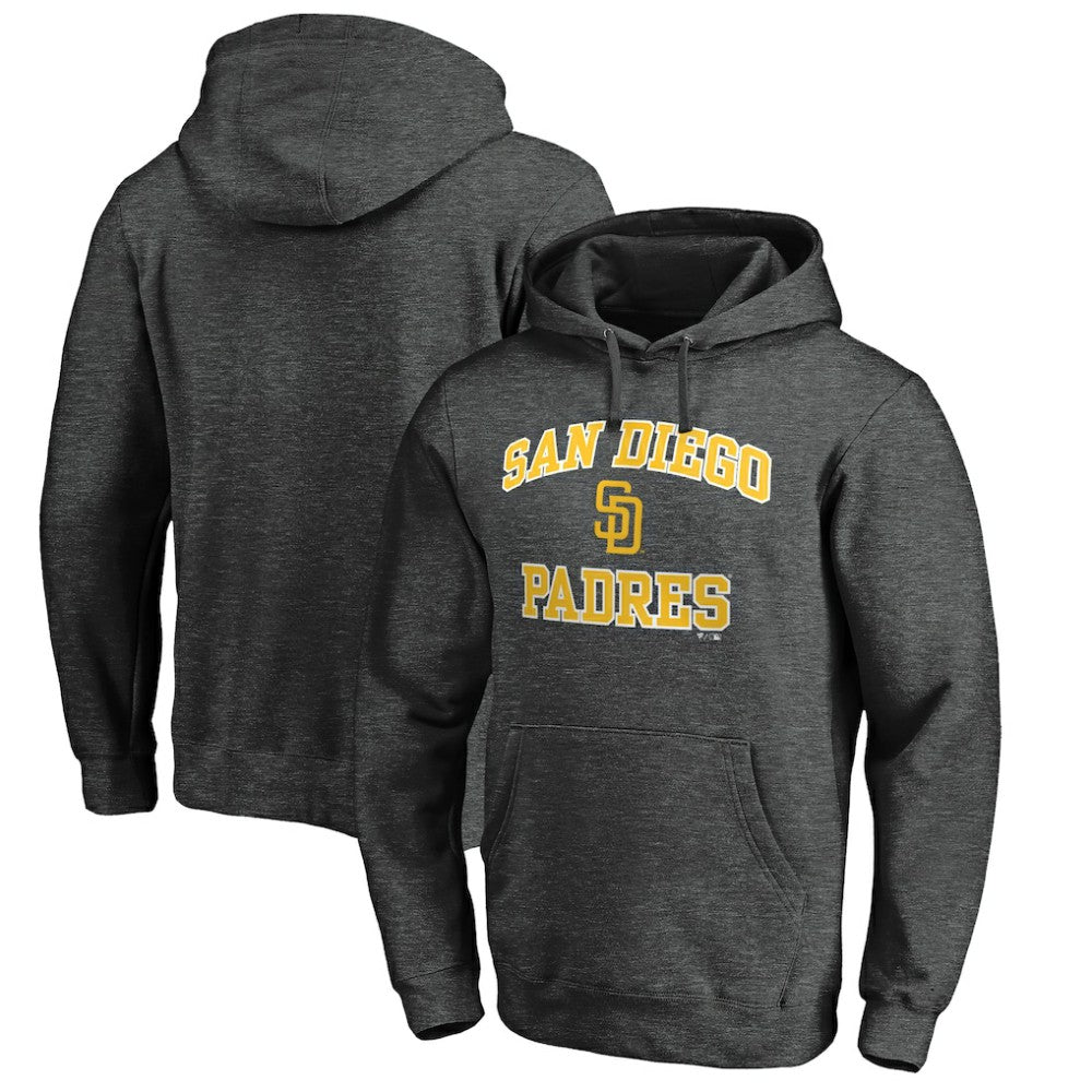 San Diego Padres Heart and Soul Pullover Hoodie - MLB