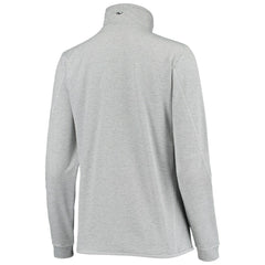 Minnesota Vikings Vineyard Vines Women's Sankaty Shep Half-Zip Pullover Top Heather Gray | NFL