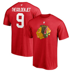 Bobby Hull Chicago Blackhawks Fanatics Authentic Stack Retired Player Nickname & Number T-Shirt - Red - NHL