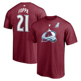Peter Forsberg Colorado Avalanche Fanatics Authentic Stack Retired Player Nickname & Number T-Shirt - Burgundy - NHL