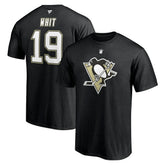 Ryan Whitney Pittsburgh Penguins Fanatics Authentic Stack Retired Player Nickname & Number T-Shirt - Black - NHL
