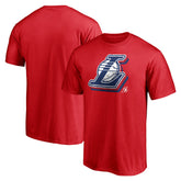 Los Angeles Lakers Red White & Team T-Shirt Red - NBA