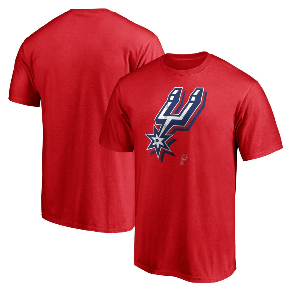 San Antonio Spurs Red White & Team T-Shirt Red - NBA