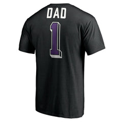 Sacramento Kings Number One Dad T-Shirt Black - NBA