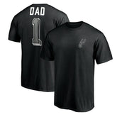 San Antonio Spurs Number One Dad T-Shirt Black - NBA