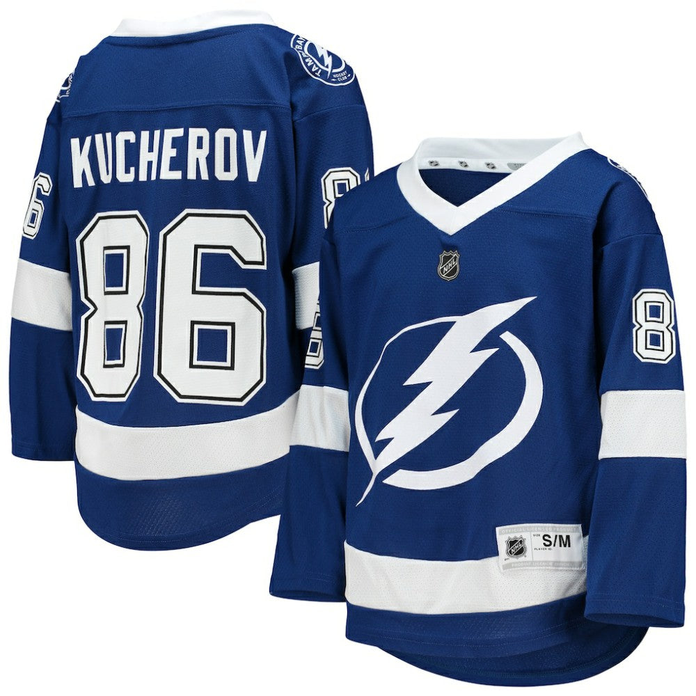 Nikita Kucherov Tampa Bay Lightning Youth Home Replica Player Jersey - Blue - NHL