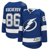 Nikita Kucherov Tampa Bay Lightning Youth Home Premier Player Jersey - Blue - NHL