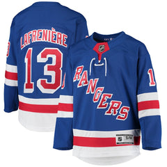 Alexis Lafreniere New York Rangers Youth Home Premier Player Jersey - Blue - NHL