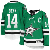 Jamie Benn Dallas Stars Youth Home Premier Player Jersey - Kelly Green - NHL