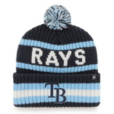 Tampa Bay Rays '47 Bering Cuffed Knit Hat with Pom - MLB