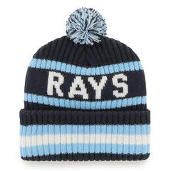 Tampa Bay Rays '47 Bering Cuffed Knit Hat with Pom - MLB