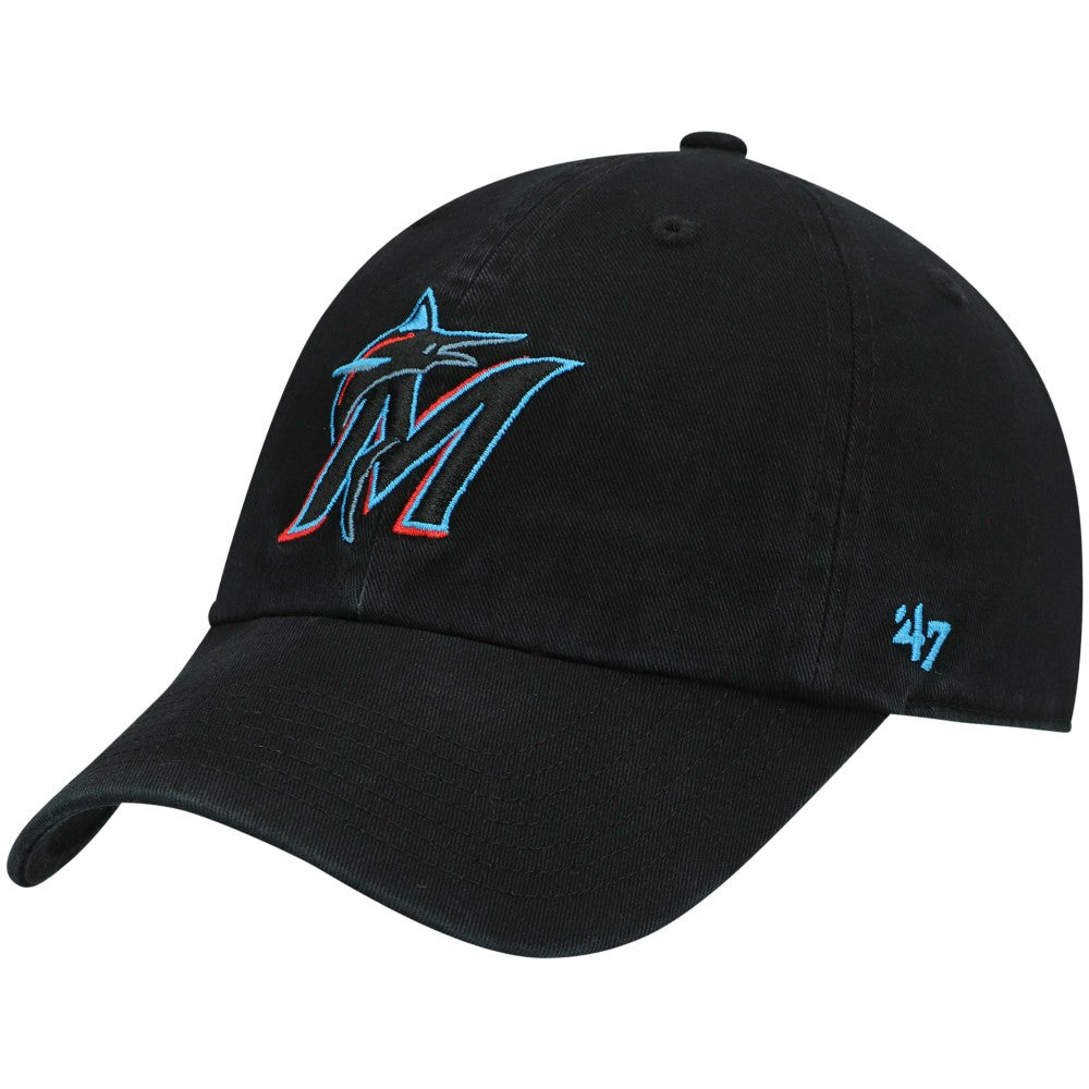 Miami Marlins '47 Youth Team Logo Clean Up Adjustable Hat - MLB