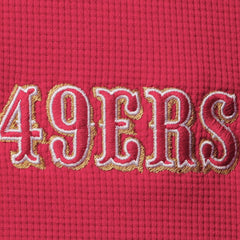 San Francisco 49ers Dunbrooke Logo Maverick Thermal Henley Long Sleeve T-Shirt Scarlet | NFL