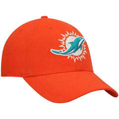 Miami Dolphins '47 Women's Miata Clean Up Secondary Logo Adjustable Hat Orange | 47 brand