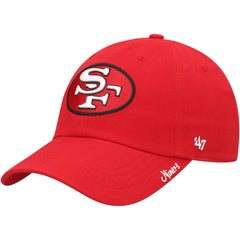 San Francisco 49ers '47 Women's Miata Clean Up Adjustable Hat Scarlet | 47 brand