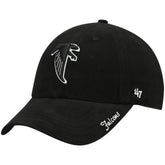Atlanta Falcons '47 Women's Miata Clean Up Adjustable Hat Black | 47 brand