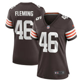 Don Fleming Cleveland Browns Women's Retired Player Jersey Brown | Nike for Sale