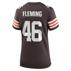 Don Fleming Cleveland Browns Women's Retired Player Jersey Brown | Nike for Sale