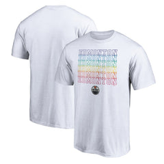 Edmonton Oilers City Pride T-Shirt - White - NHL