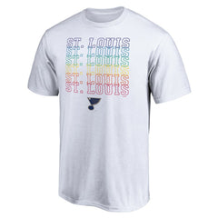 St. Louis Blues City Pride T-Shirt - White - NHL