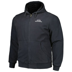 Seattle Seahawks Dunbrooke Big & Tall Dakota Canvas Hoodie Full-Zip Jacket Charcoal | NFL