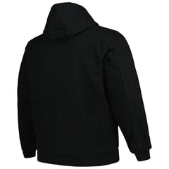 Tampa Bay Buccaneers Dunbrooke Big & Tall Dakota Canvas Hoodie Full-Zip Jacket Black | NFL