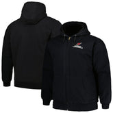 Arizona Cardinals Dunbrooke Big & Tall Dakota Canvas Hoodie Full-Zip Jacket Black | NFL