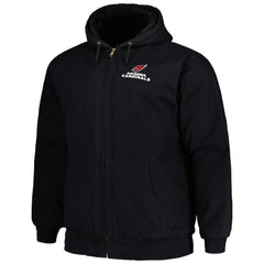 Arizona Cardinals Dunbrooke Big & Tall Dakota Canvas Hoodie Full-Zip Jacket Black | NFL