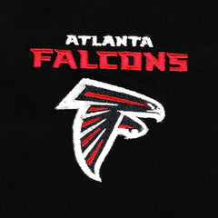 Atlanta Falcons Dunbrooke Big & Tall Dakota Canvas Hoodie Full-Zip Jacket Black | NFL