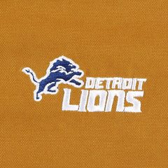Detroit Lions Dunbrooke Big & Tall Dakota Canvas Hoodie Full-Zip Jacket Tan | NFL