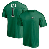 Dallas Stars Number One Dad Logo T-Shirt - Green - NHL