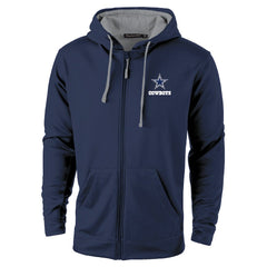 Dallas Cowboys Dunbrooke Apprentice Full-Zip Hoodie Navy/Gray | NFL
