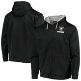 Las Vegas Raiders Dunbrooke Apprentice Full-Zip Hoodie Black/Gray | NFL