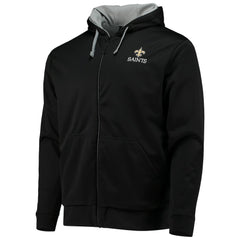 New Orleans Saints Dunbrooke Apprentice Full-Zip Hoodie Black/Gray | NFL