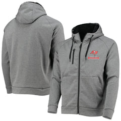 Tampa Bay Buccaneers Dunbrooke Shag Tri-Blend Full-Zip Raglan Hoodie Charcoal | NFL