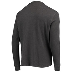 Seattle Seahawks Dunbrooke Logo Maverick Thermal Henley Long Sleeve T-Shirt Heathered Gray | NFL