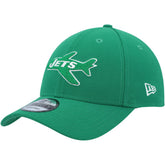 New York Jets New Era Plane The League 9FORTY Adjustable Hat Kelly Green | NFL