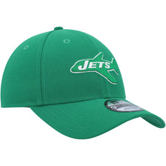 New York Jets New Era Plane The League 9FORTY Adjustable Hat Kelly Green | NFL