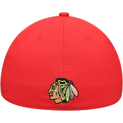 Chicago Blackhawks adidas 2021 Locker Room AEROREADY Flex Hat - Red - NHL