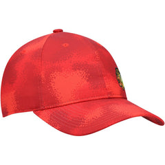 Chicago Blackhawks adidas Women's Camo Slouch Adjustable Hat - Red - NHL