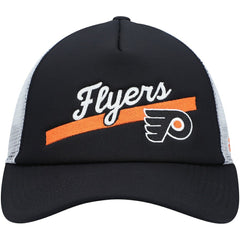 Philadelphia Flyers adidas Women's Foam Trucker Snapback Hat - Black/White - NHL