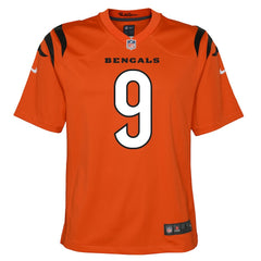 Joe Burrow Cincinnati Bengals Youth Game Jersey Orange | Nike for Sale
