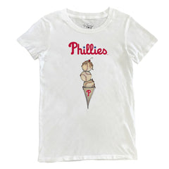 Philadelphia Phillies Tiny Turnip Women's Triple Scoop T-Shirt - MLB