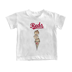 Cincinnati Reds Tiny Turnip Youth Triple Scoop T-Shirt - MLB