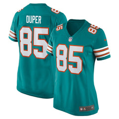 Mark Duper Miami Dolphins Women's Retired Player Jersey Aqua | Nike for Sale