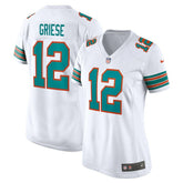 Bob Griese Miami Dolphins Women's Retired Player Jersey White | Nike for Sale